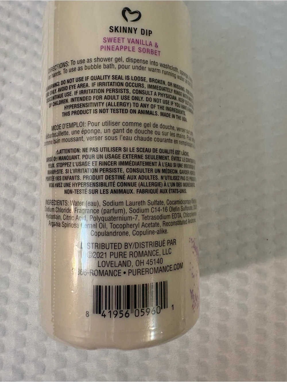 Pure Romance Sweet Fantasies Shower Gel & Bubble Bath – New & Sealed